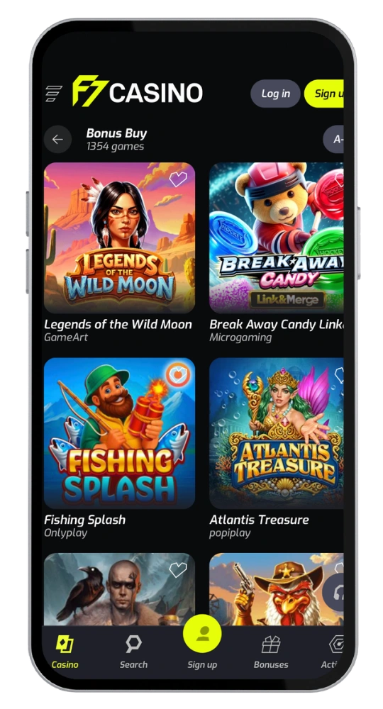 F7Casino Aplikacja kasyno